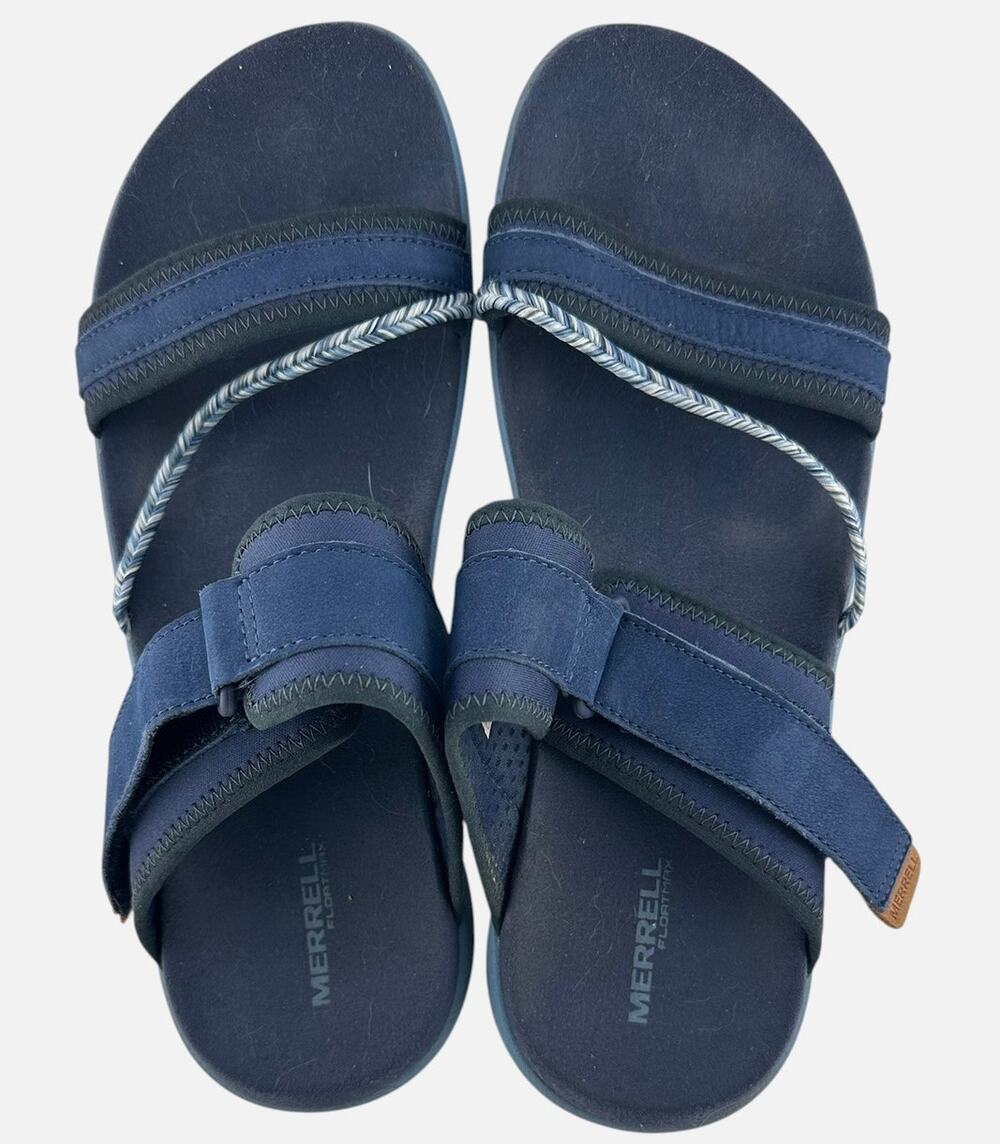 Title: Merrell Terran 4 Slide Women's 10 M Navy Blue Adjustable Sport Sandals